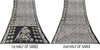 Sanskriti Vintage Soft Black Pure Cotton Saree Batik Abstract Printed Sari 5+YD