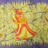 Sanskriti Vintage SoftGreen-Purple Pure Cotton Saree Batik Women Print Sari 5+YD