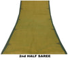 Sanskriti Vintage Soft Green 100% Pure Cotton Saree Ilkal Handloom Sari 6+YD