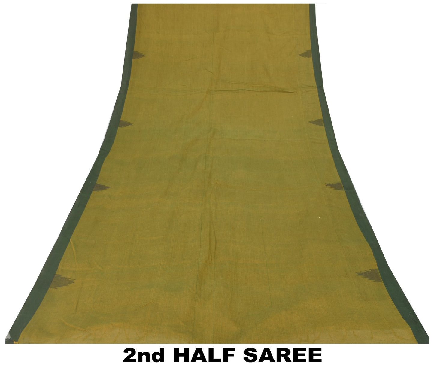 Sanskriti Vintage Soft Green 100% Pure Cotton Saree Ilkal Handloom Sari 6+YD