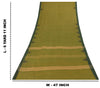 Sanskriti Vintage Soft Green 100% Pure Cotton Saree Ilkal Handloom Sari 6+YD