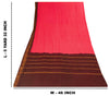 Sanskriti Vintage Sarees Fabric Pink & Brown Pure Cotton Print & Zari 5+yd Sari