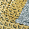 Sanskriti Vintage Sarees Gray & Yellow Pure Cotton 3 D Print Bandhani 5+YD Sari