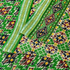 Sanskriti Vintage Sarees Green Pure Cotton Patan Patola Gujrat Print 5+YD Sari