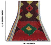 Sanskriti Vintage Brown Red Pure Cotton Ikat Saree Handwoven Geometric 5+YD Sari