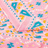 Sanskriti Vintage Sarees Baby Pink Pure Cotton Jamdani Printed 5+YD Dhaka Sari