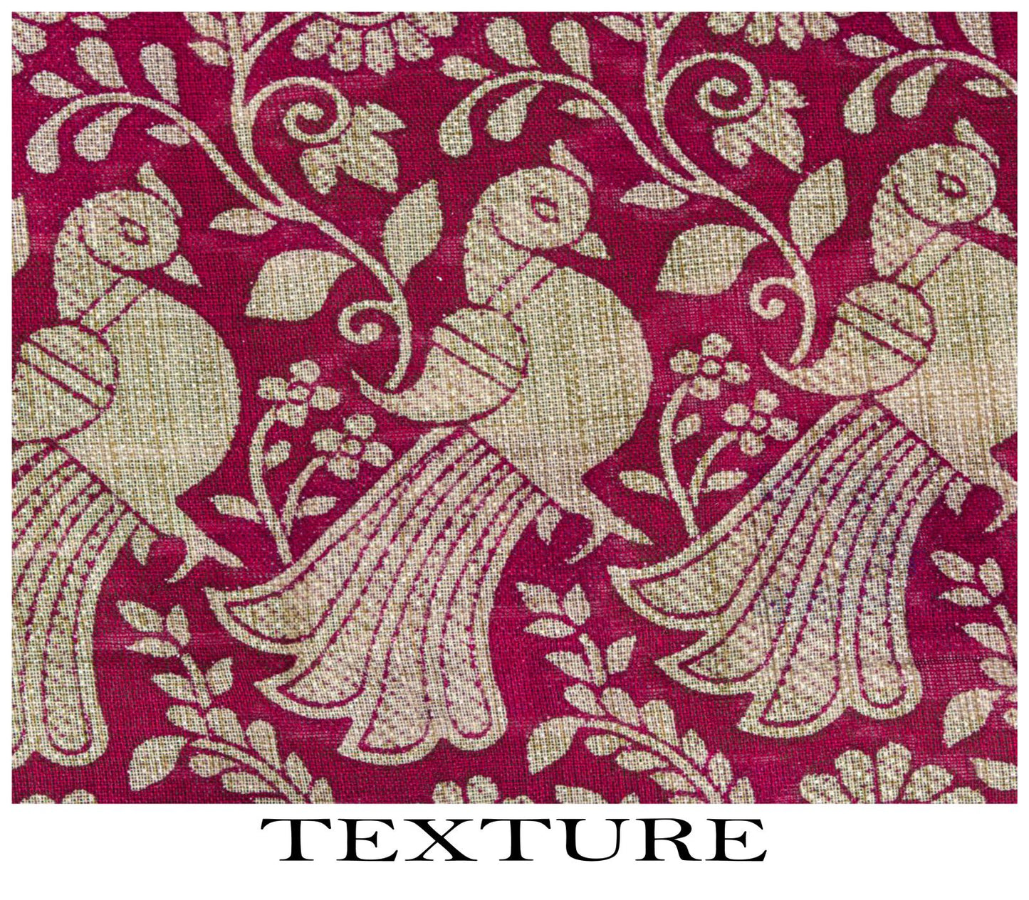 Sanskriti Vintage Saree Green Pure Cotton Ikat Printed Peacock Sari 5+YD Fabric