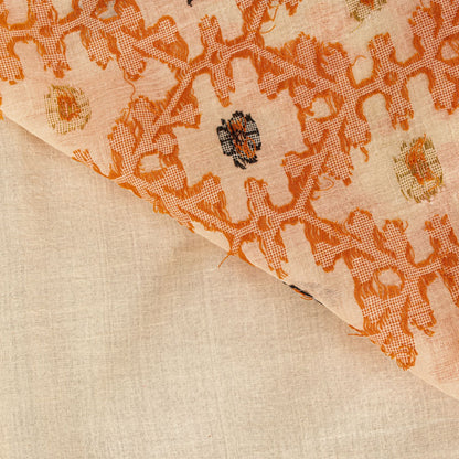 Sanskriti Vintage Saree Brown 100% Pure Cotton Jamdani Woven Bengali 5.5+YD Sari