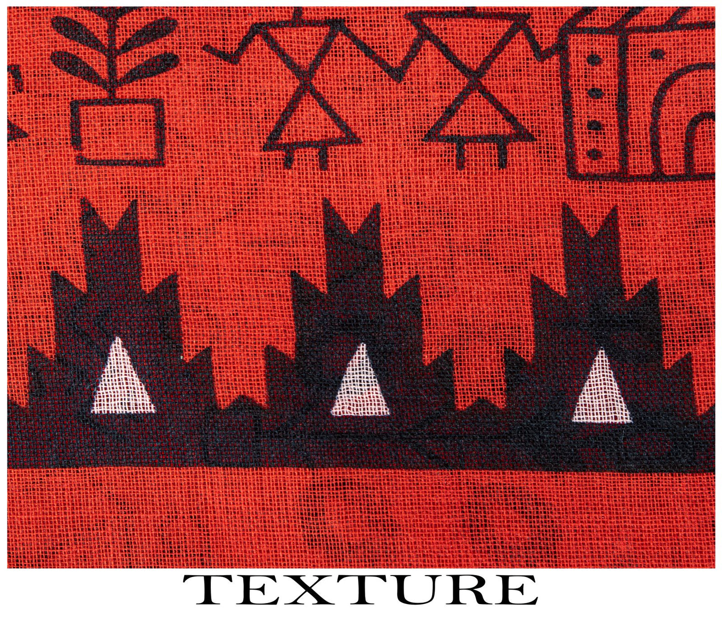 Sanskriti Vintage Saree Red Soft 100% Pure Cotton Craft Fabric Printed 5.5YDSari