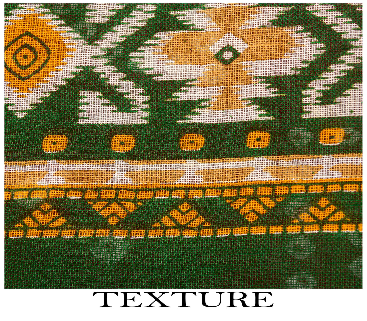 Sanskriti Vintage Saree Red 100%Pure Cotton Bandhani-Ikat Print Sari 5+YD Fabric