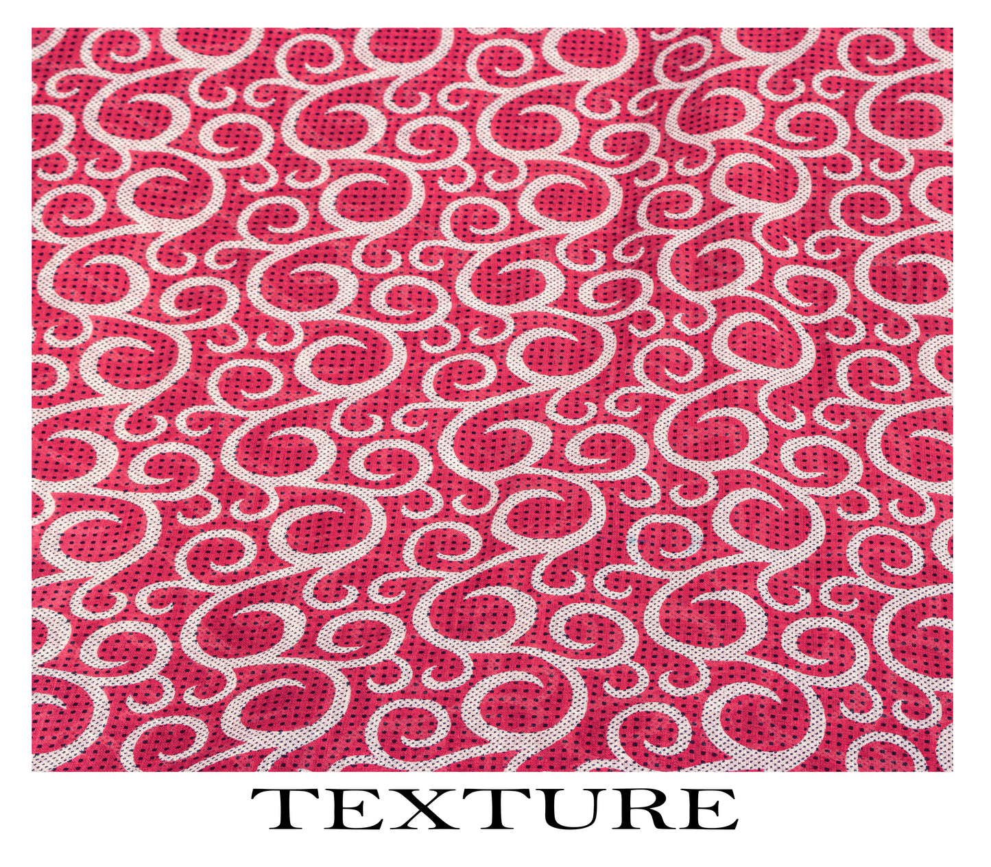 Sanskriti Vintage Saree Pink Pure Cotton Spiral Printed Sari 5+YD Craft Fabric
