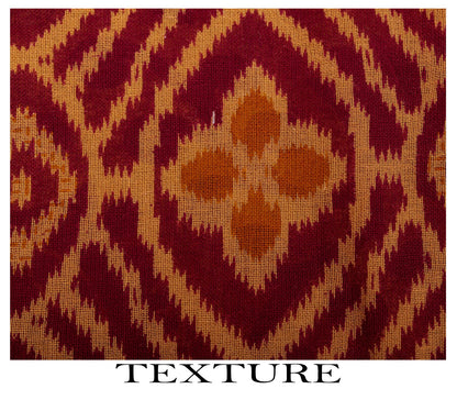 Sanskriti Vintage Saree Brown-Wine Pure Cotton Ikat Kantha Printed Sari Fabric