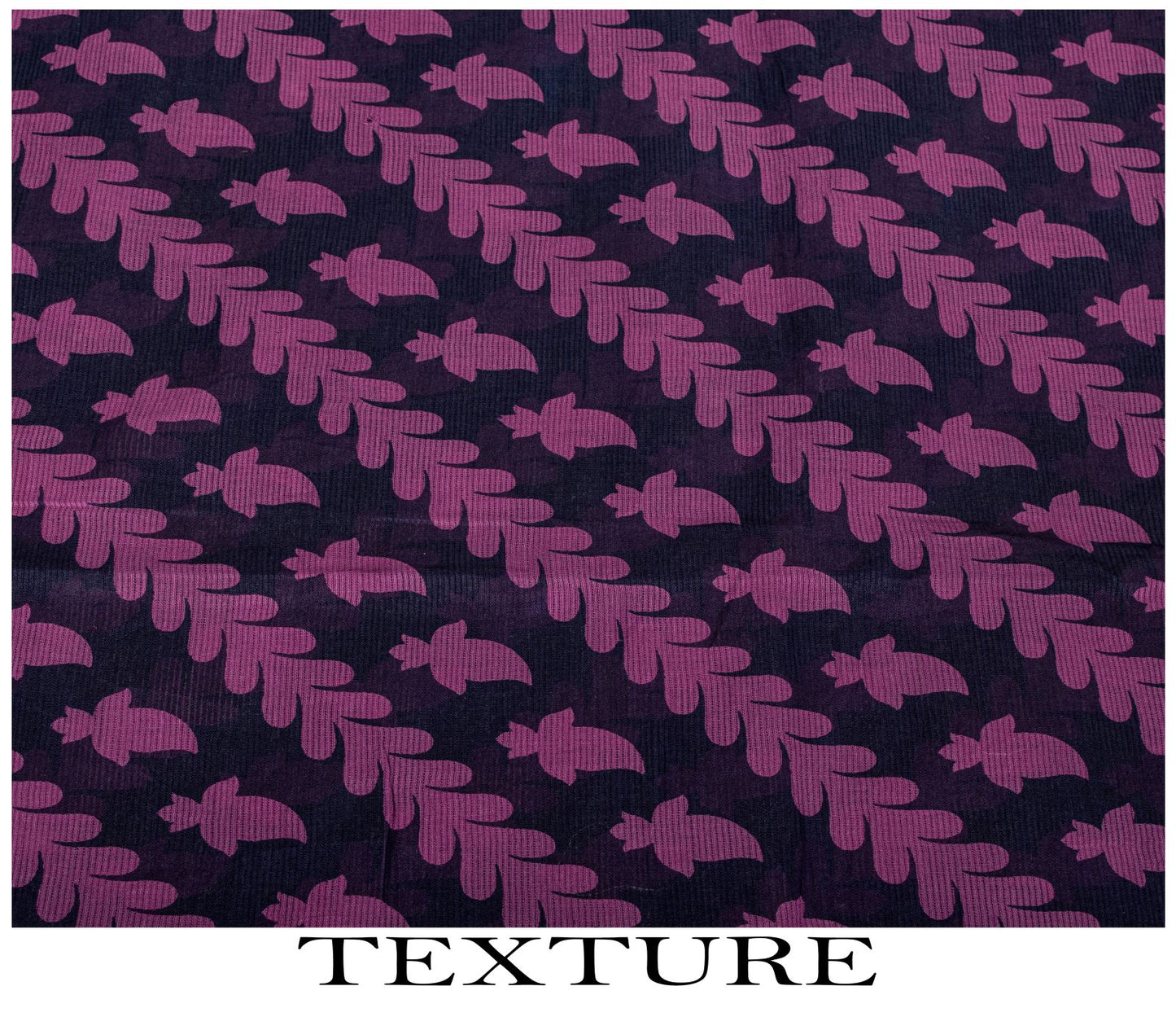 Sanskriti Vintage Saree Violet Pure Cotton Floral Printed Sari 5YD Craft Fabric