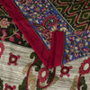 Sanskriti Vintage Saree Green Pure Cotton Kalamkari-Sambhalpuri Ikat Print Sari
