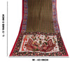 Sanskriti Vintage Saree Green Pure Cotton Kalamkari-Sambhalpuri Ikat Print Sari