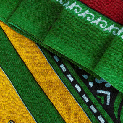 Sanskriti Vintage Saree Green Soft Pure Cotton Floral Printed Sari 5+YD Fabric