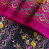 Sanskriti Vintage Pink Pure Cotton Woven Saree Floral Paisley Print Sari 5.5YD