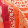 Sanskriti Vintage Cream Pure Cotton Saree Paisley AbstractBatik Print Sari 5+YD