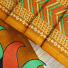 Sanskriti Vintage White 100% Pure Cotton Saree Floral Printed Sari 5+YD Craft