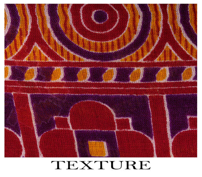 Sanskriti Vintage Saree Red Pure Cotton Floral Printed Sari 4.5+YD Craft Fabric
