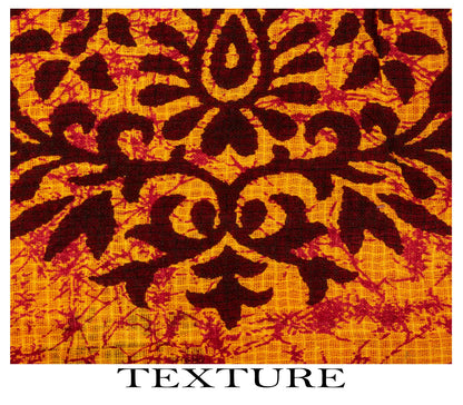 Sanskriti Vintage Saree Red Pure Cotton Batik Style Printed Sari Fabric 5+Yard