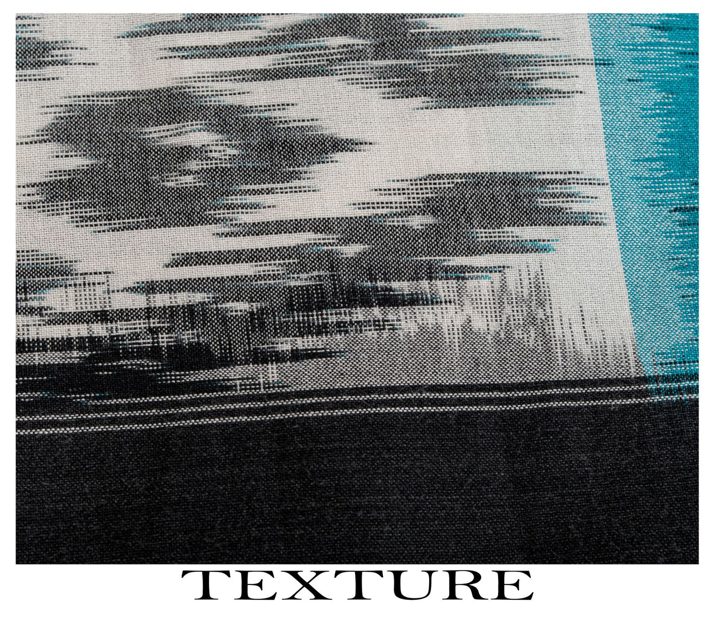 Sanskriti Vintage Saree Blue-Black Pure Cotton Ikat Hand Woven Pochampally Sari