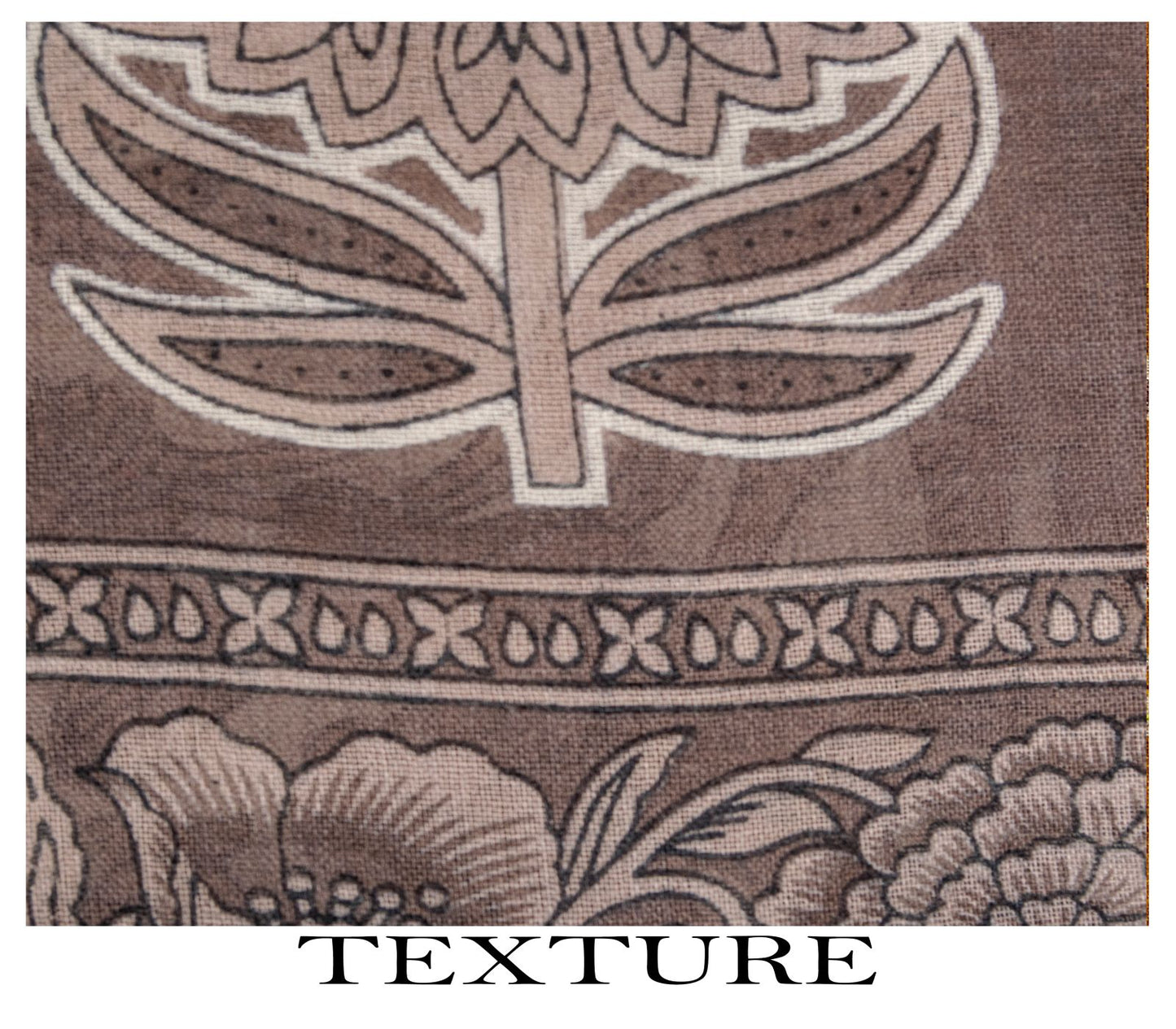 Sanskriti Vintage Saree White-Gray Pure Cotton Printed Sari Craft Fabric 5+Yard