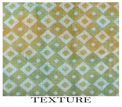 Sanskriti Vintage Saree Blue Pure Cotton Geometric Printed Sari Fabric 5+Yard