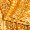 Sanskriti Vintage Art Silk Saree Printed Sari Craft Cream Decor Sustainable Fabric