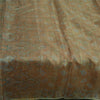 Sanskriti Vintage Sarees Brown Saree 100% Pure Silk Printed Floral Sustainable Fabric Sari