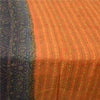Sanskriti Vintage Orange Pure Silk Sarees Printed Sari Floral 5yd Craft Sustainable Fabric
