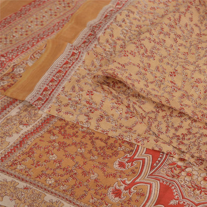 Sanskriti Vintage Sarees Pure Silk Quilting Felting Craft Sustainable Fabric Printed Sari