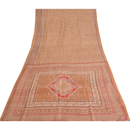 Sanskriti Vintage Sarees Pure Silk Quilting Felting Craft Sustainable Fabric Printed Sari
