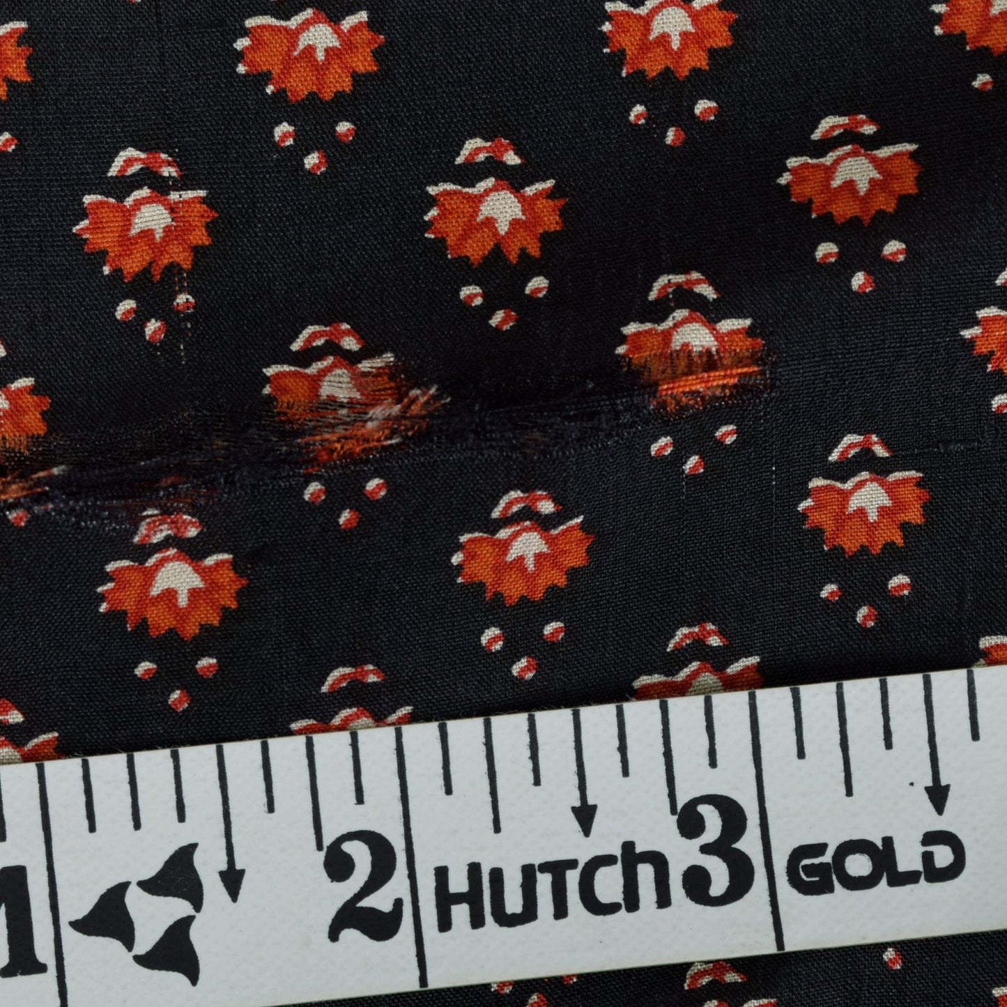 Sanskriti Vintage Saree Black Soft Pure Silk Floral Print Sari 5+Yd Craft Fabric