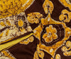 Sanskriti Vintage Sarees Batik Printed Yellow Pure Silk Sari Soft Craft Sustainable Fabric