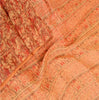 Sanskriti Vintage Sarees Indian Multi Human Printed Pure Silk Sari Craft Sustainable Fabric