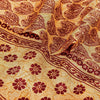 Sanskriti Vintage Sarees Salted Caramel Pure Silk Printed Sari Soft Craft Sustainable Fabric