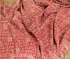 Sanskriti Vintage Sarees Pink Hand Block Printed Pure Silk Sari 5yd Craft Sustainable Fabric