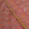 Sanskriti Vintage Sarees From India Multi Pure Silk Printed Sari Craft Sustainable Fabric
