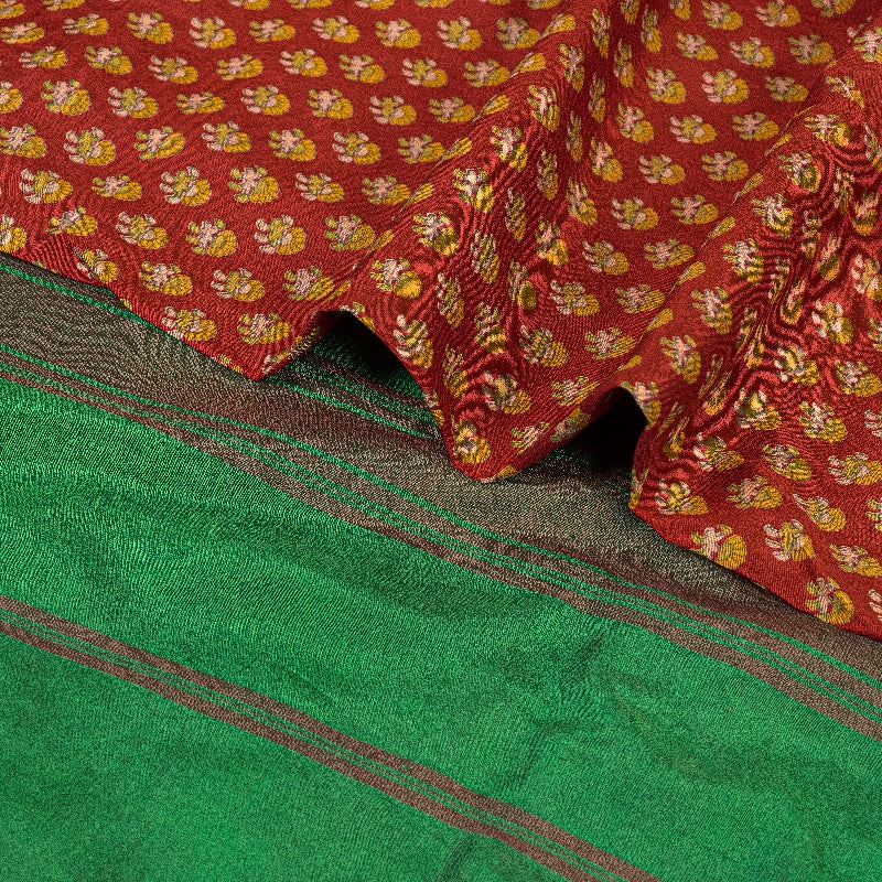 Sanskriti Vintage Sarees Printed Pure Silk Sari Quilting Felting Craft Sustainable Fabric