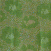 Sanskriti Vintage Sarees Green Zari Border Pure Silk Printed Sari Craft Sustainable Fabric