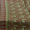Sanskriti Vintage Sarees 5yd Quilting Felting Craft Sustainable Fabric Pure Silk Print Sari