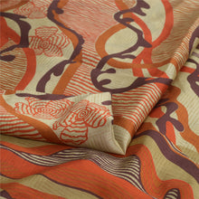 Load image into Gallery viewer, Sanskriti Vintage Sarees Multi 100% Pure Silk 5YD Printed Sari Soft Craft Fabric
