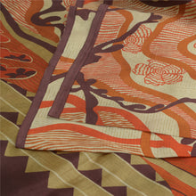 Load image into Gallery viewer, Sanskriti Vintage Sarees Multi 100% Pure Silk 5YD Printed Sari Soft Craft Fabric
