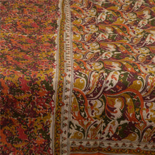 Load image into Gallery viewer, Sanskriti Vintage Sarees From India Multi Pure Silk Printed Sari Craft Fabric
