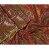 Sanskriti Vintage Sarees Multi 100% Pure Silk Abstract Printed Sari Craft Sustainable Fabric