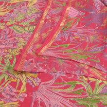 Load image into Gallery viewer, Sanskriti Vintage Sarees Indian Pink Printed Woven Pure Silk Sari Craft Fabric
