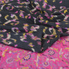 Sanskriti Vintage Sarees Pure Silk 5yd Quilting Felting Craft Sustainable Fabric Print Sari
