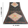 Sanskriti Vintage Sarees Indian Multi 100% Pure Silk Printed Sari Craft Sustainable Fabric
