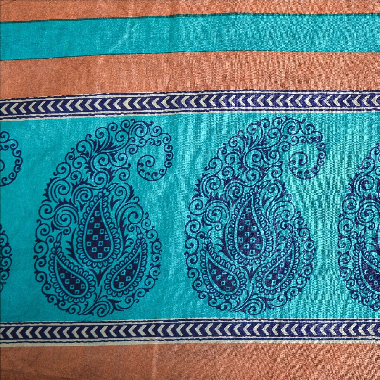 Санскритские винтажные сари индийское слоновая кость 100% чистый шелк напечатанное сари ремесло устойчивая ткань